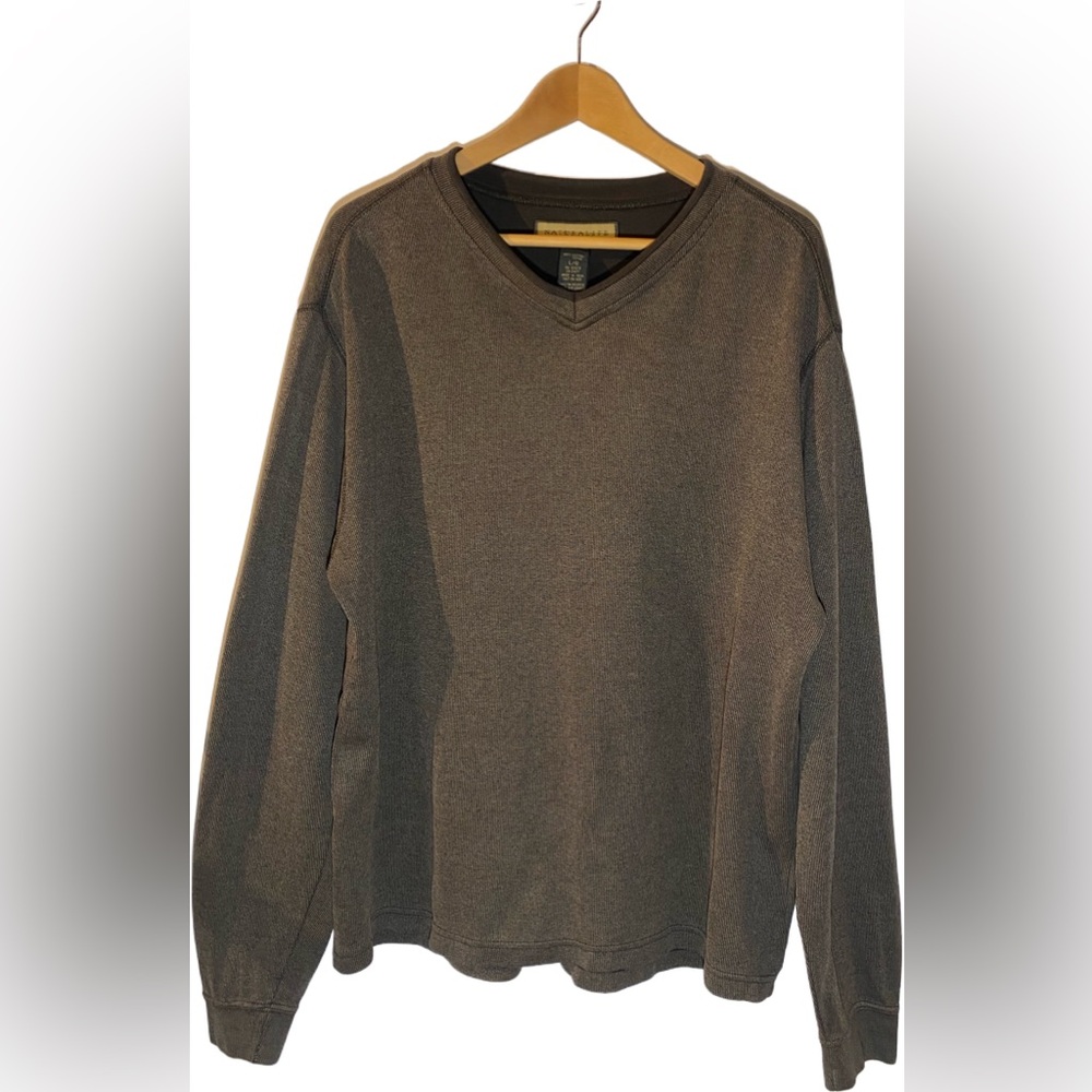Brown V-neck Sweater